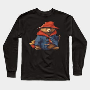 Cute Paddington Bear Long Sleeve T-Shirt